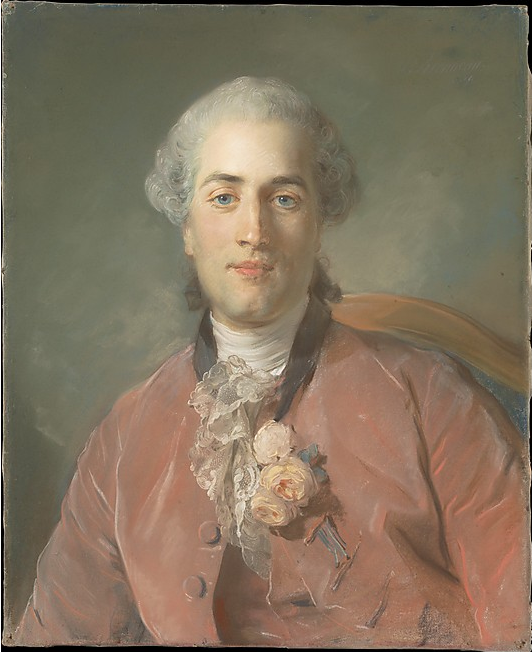 Jean-Baptiste Perronneau, “Olivier Journu,” 1756, pastel on paper laid down on canvas, 22 7/8 x 18 1/2 in, Metropolitan Museum of Art