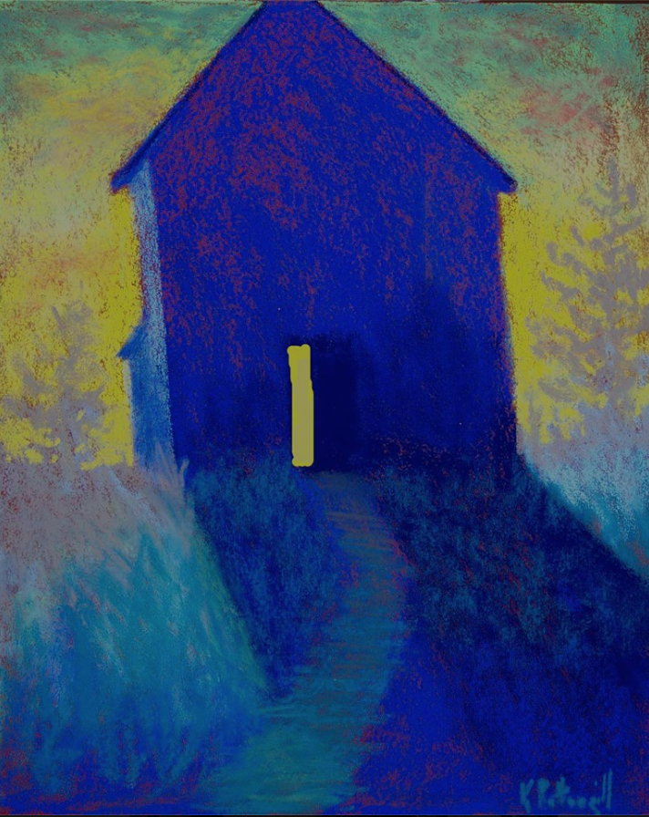 Karen Pettengill, "First Light," pastel, 14 x 11 in