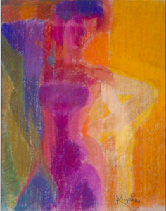 FRantisek Kupka, "Study for Planes by Colours," 1909-10, pastel on paper, 22 x 17 1/8 in (56 x 45.5 cm), Musee National d'Art Moderne, Centre Pompidou, Paris