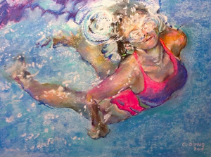 September's Super Pastels: Cristina Dimus, "Breathe," pastel, 9 7/16 x 12 7/16 in (24 x 32 cm)
