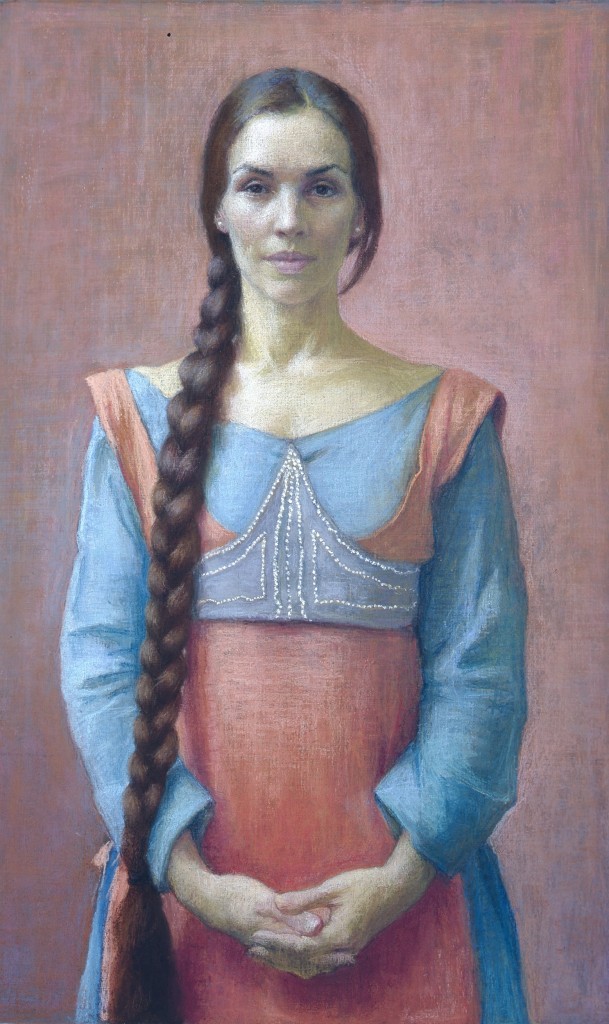 Ellen Eagle, “Rosangela,” 2001, pastel on pumice board, 16 ¼ x 10 in.