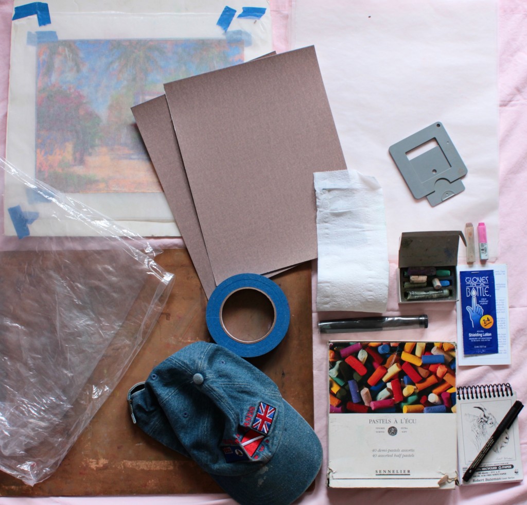 Travel light with pastels: Items I took on my two-week trip to Mexico