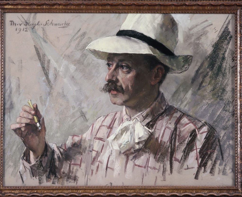 Thérèse Schwartze, Portrait of Salomon Benjamin Druif, 1912, pastel on paper, 55 x 80 cm (21 5/8 x 31 ½ in), Private collection