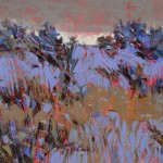 Jen Evenhus, "Wheatgrass Waltz," pastel on UArt paper, 9 x 12 in