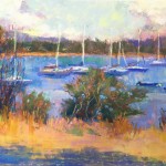 Pastelling Outdoors: 10. Gail Sibley, "Summer's Here," Sennelier pastels on Wallis paper, 9 x 12 in, available