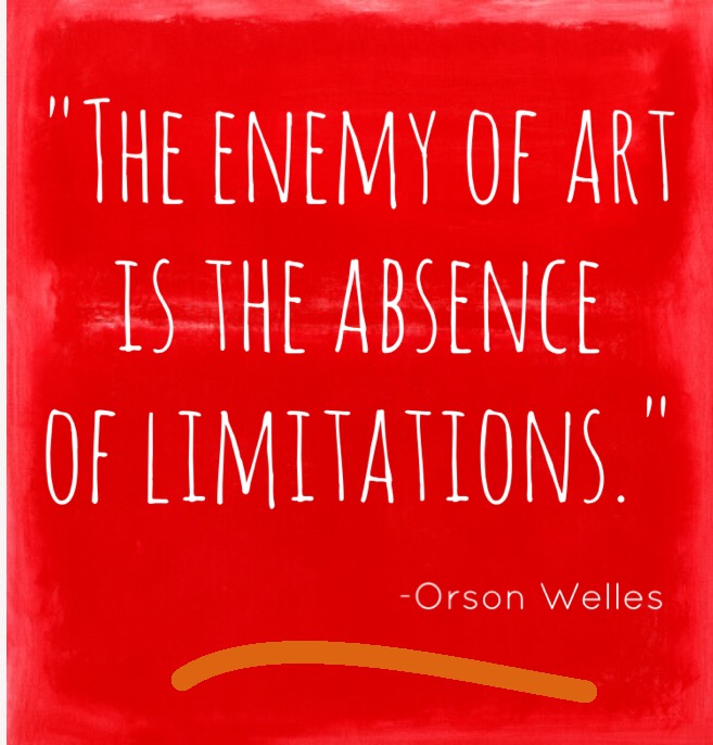 31 paintings in 31 days: "The enemy of art is the absence of limitations." Orson Welles