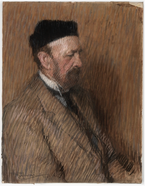Florence Rodway, "George Whiting," 1913, pastel on paper, 63.5 x 49 cm, State Library of New South Wales, Sydney, Australia