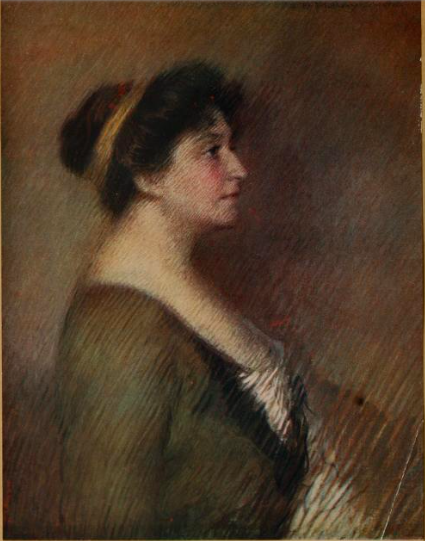Florence Rodway, "Madame Melba," as seen as Frontispiece to 'Melba's Gift Book on Australian Art and Literature,' published 1915 