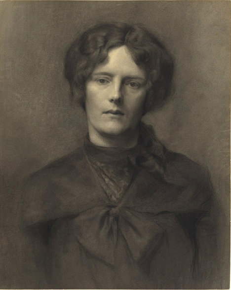 Florence Rodway, "Portrait of a Woman," ca. 1907-10, charcoal and pastel on cardboard, 58.2 x 46.4 cm, National Gallery of Australia, Canberra