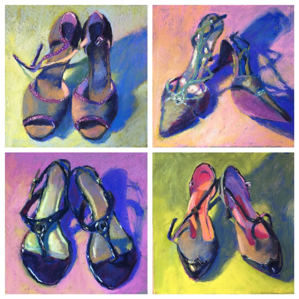 A few of the shoe series I worked on during the 31 in 31 challenge
