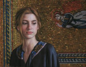 Robin S. Nyikos, "Veni Creator Spiritus," 2014, pastel on Canson Mi-Teintes paper, 19 x 25 in