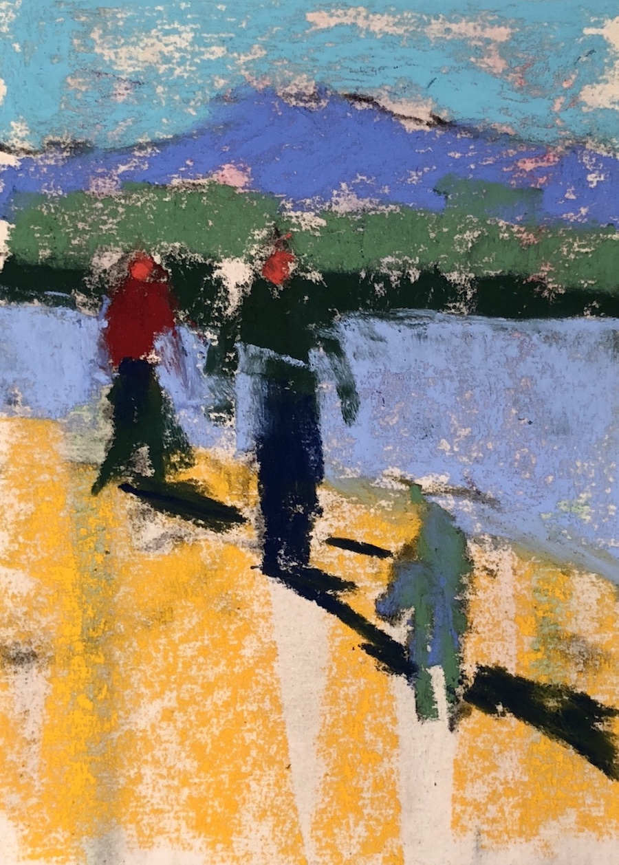 First layers for Impressions of an Afternoon - Leading the Way 