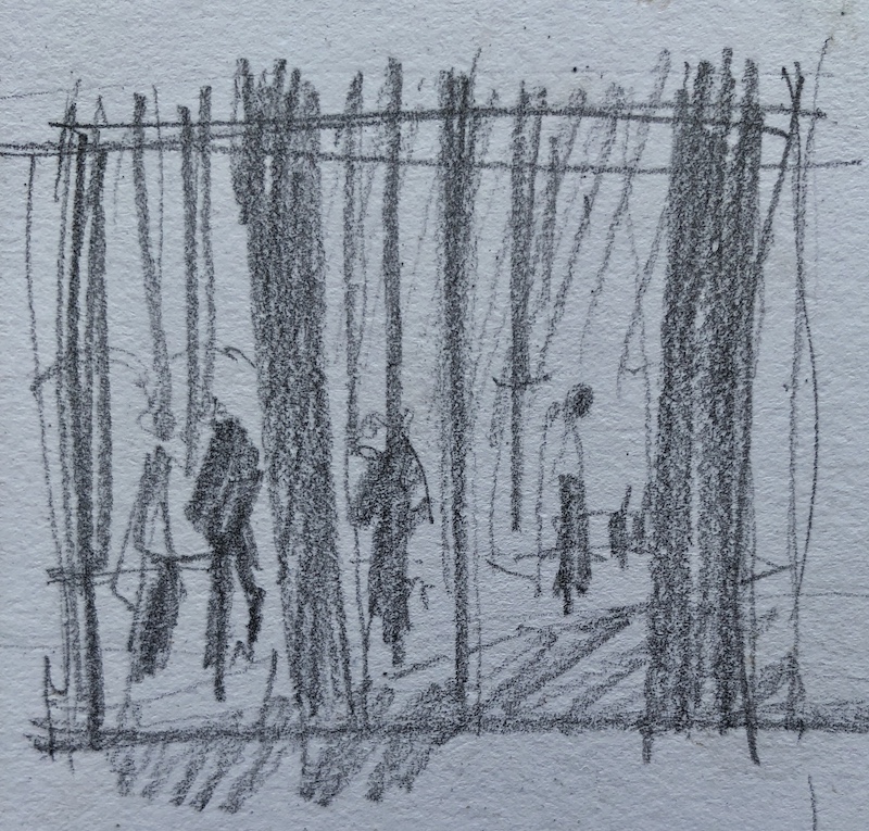 Unison Colour 36-set of pastels: Thumbnail for "Impressions of an Afternoon - A Walk in the Woods."