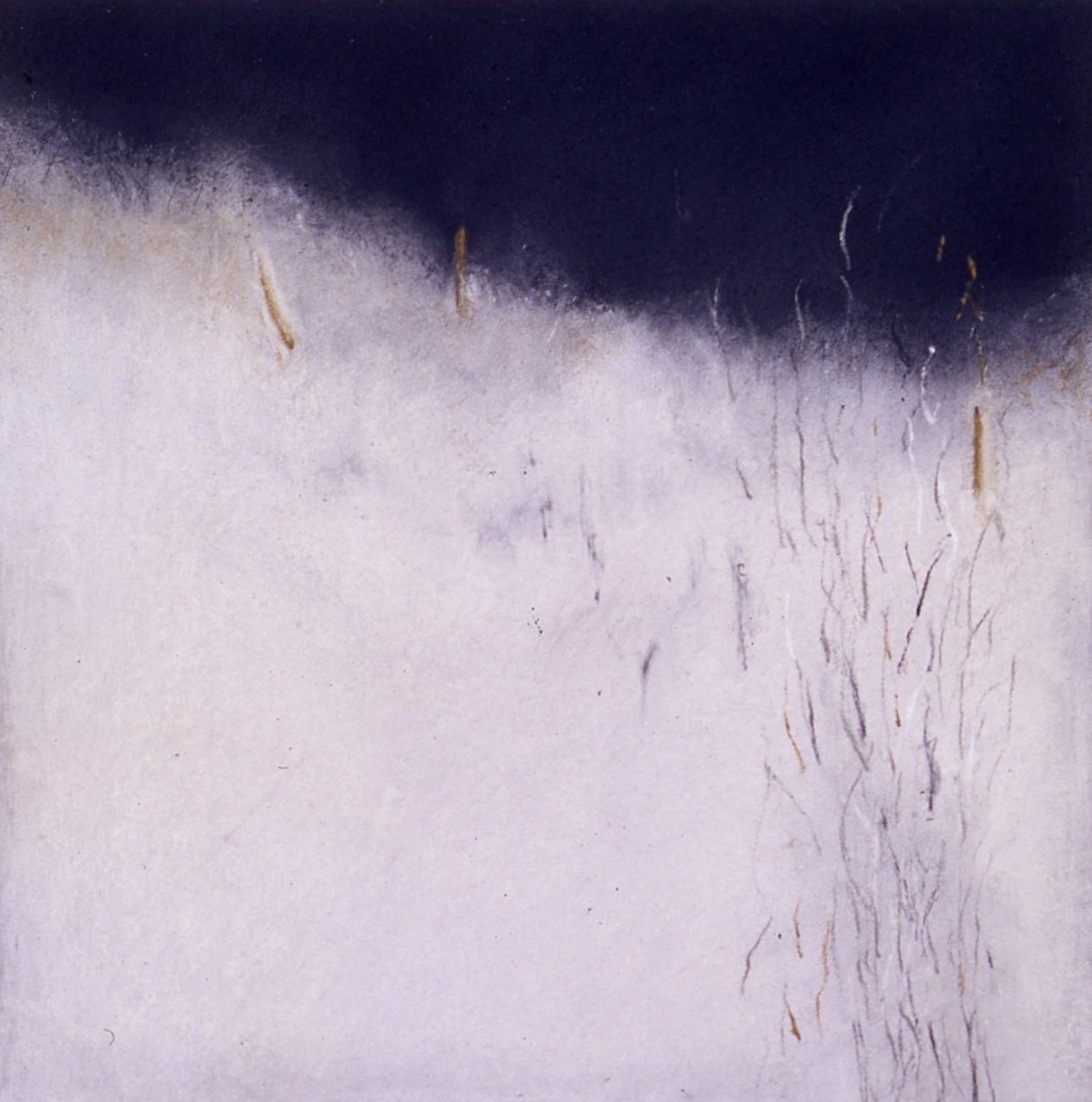 Jessica Masters, "Early work two," 1996, Pastel on BFK Rives, 10x10in. Sold. Painted with my first set of Yarka pastels.