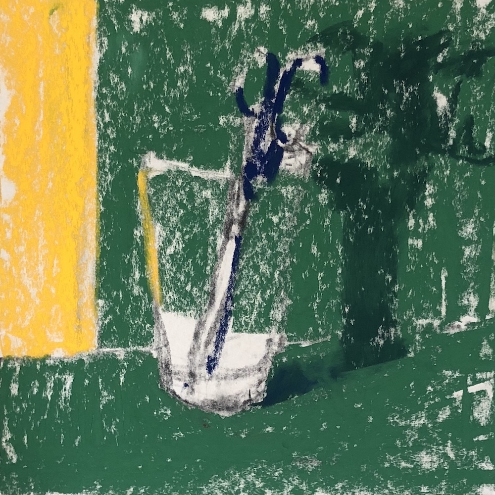 Unison Colour 36-set of pastels: First layers (with one bit missing!)