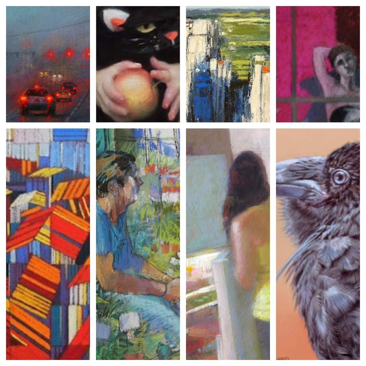 Stunning pastel paintings - cover