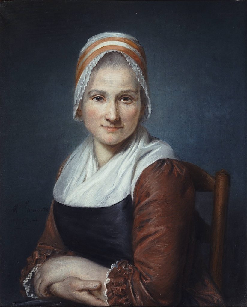 Women Artists: Marie-Geneviève Navarre, "Portrait of a Young Woman," 1774, pastel on paper, 24 x 19 3/4 in. (61 x 50.2 cm).
