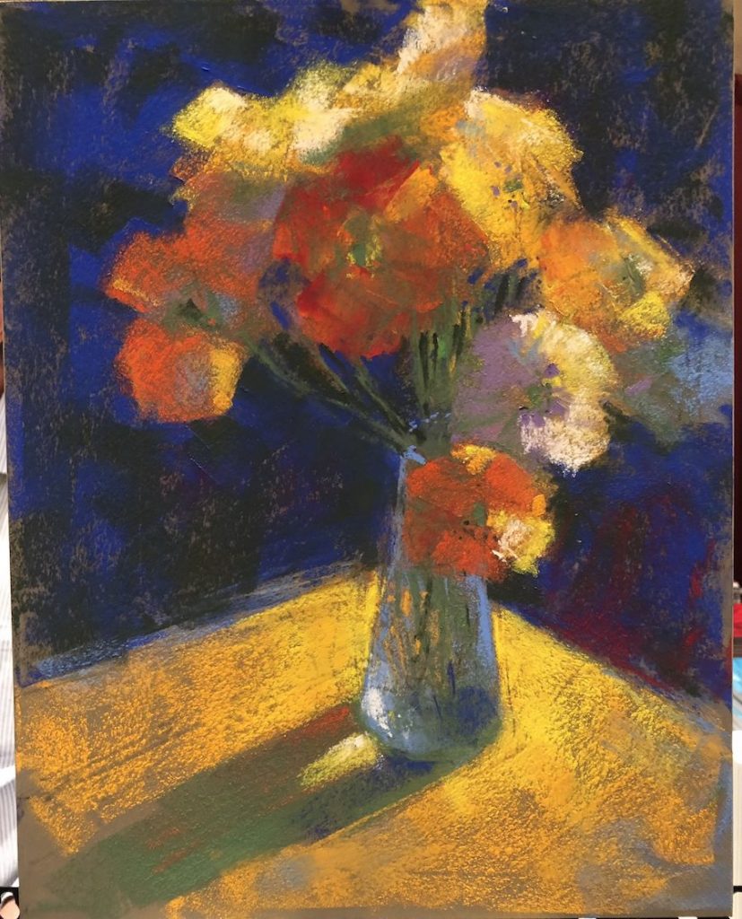 Gail Sibley, "Iceland Poppies," Schmincke pastels on Pastelbord, 14 x 11 in.
