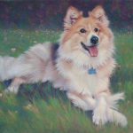 Heather Laws, "Benji," 2016, Pastel on LaCarte, 24 x 16 1/2 inches. Commissioned portrait.