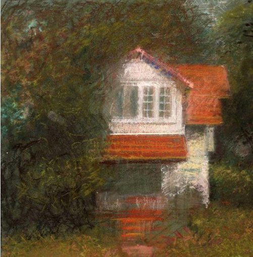 Bill Creevy, "Gentilly Road House, New Orleans," pastel on board, size unknown