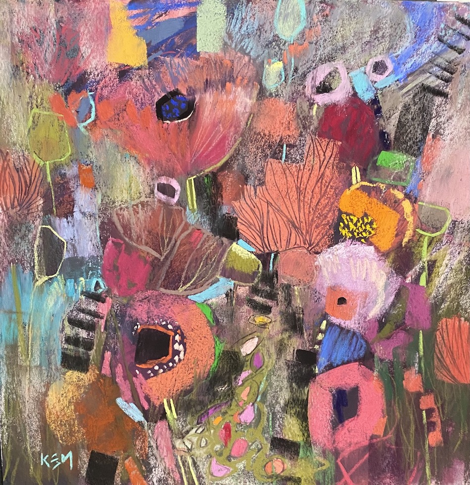 Karen Margulis, "Dreamland," 2022, pastel on LuxArchival, 12x12 in