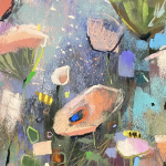 Karen Margulis, Wonderland, 2022, pastel on LuxArchival, 12x12 in - detail