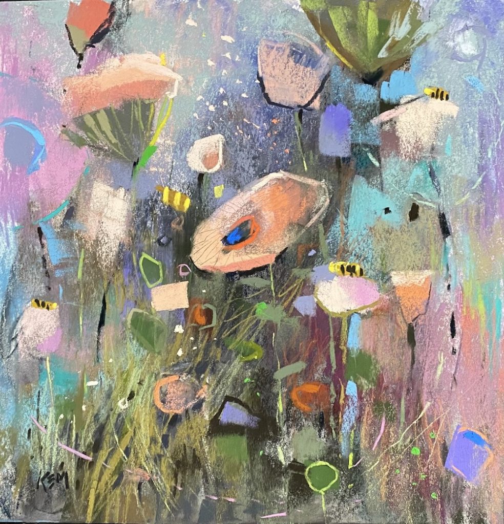 Karen Margulis, "Wonderland," 2022, pastel on LuxArchival, 12x12 in