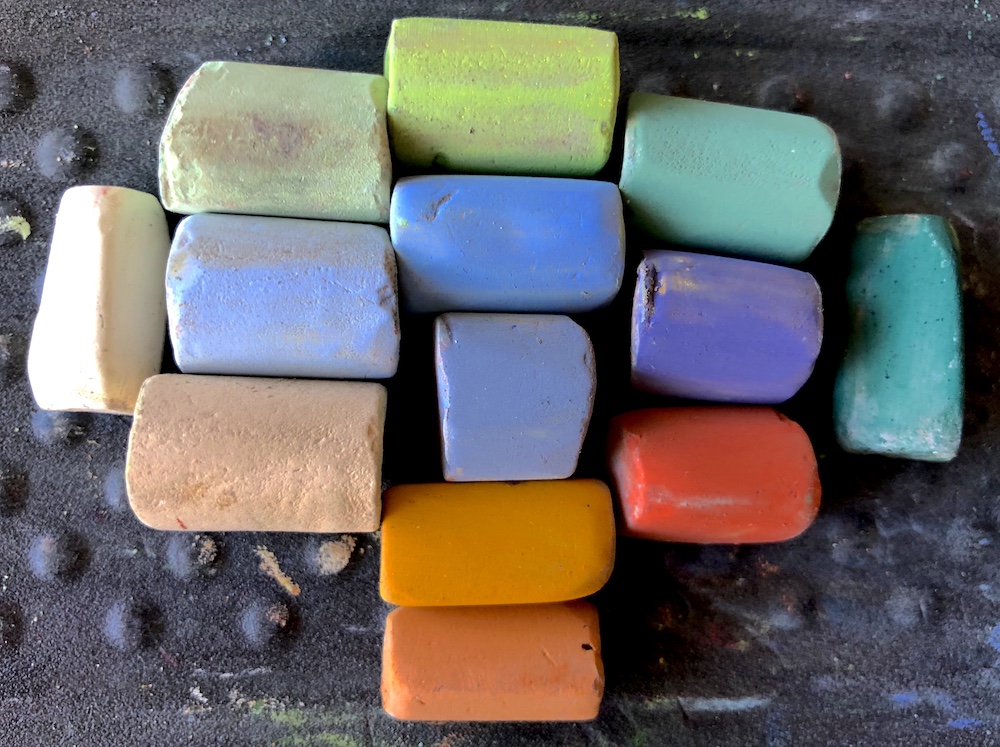 Unison Colour pastels I used