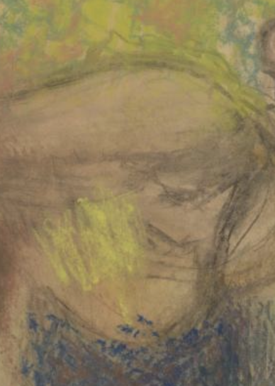 Seeing art in the real - Edgar Degas, "Woman at Her Toilet" - detail of arm