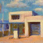 Gail Sibley, One Pump, Unison Colour pastels on UART paper, 9 x 12 in