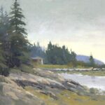 Jane McGraw-Teubner, Drift Inn Beach, 2016, Plein Air, Ampersand Pastelbord, 9x12 in.