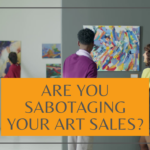 Being Authentic - image of people talking about art in a gallery
