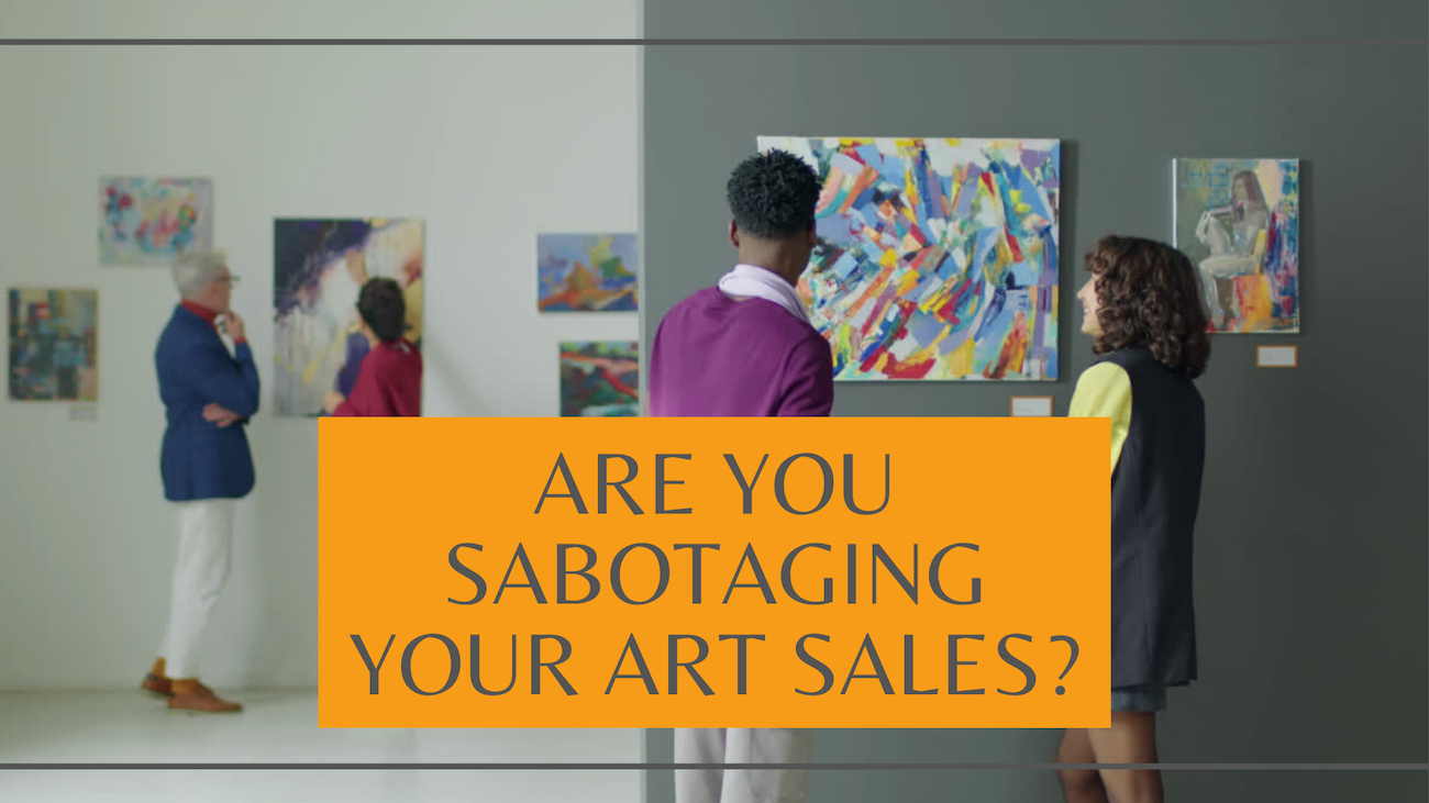 Being Authentic - image of people talking about art in a gallery