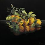 Marie Tippets, Lemon Harvest, 2023, pastels, 22x22 in. AVAILABLE - feature image