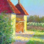 Gail Sibley, All Wed, Unison Colour pastels on UART 600, 12 x9 in