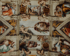 Artistic tradition - Detail of the Sistine Chapel