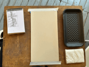 plein air painting trip: thumbnail