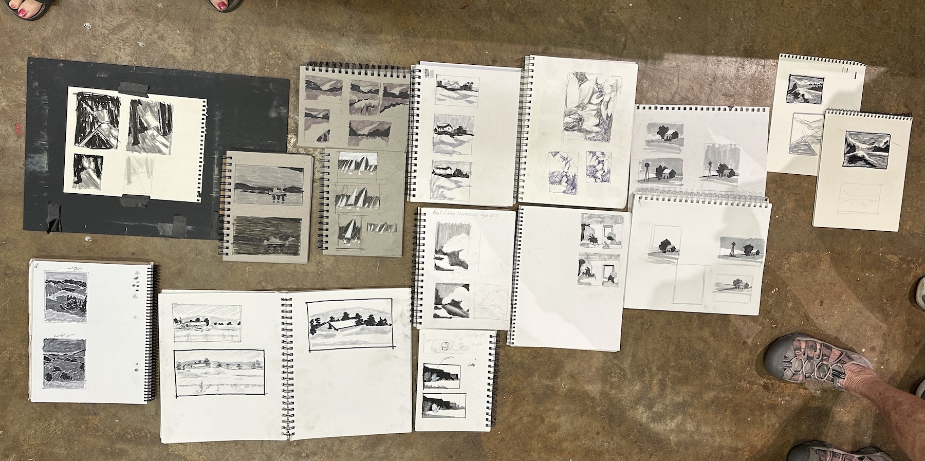 pastel workshop experience: Student thumbnails