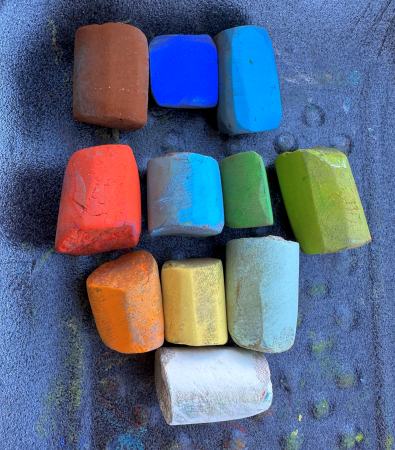 Unison Colour pastels used