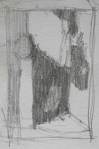 quick plein air painting: Kayak corner thumbnail