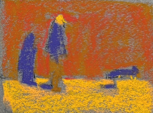 Colour study with two layers